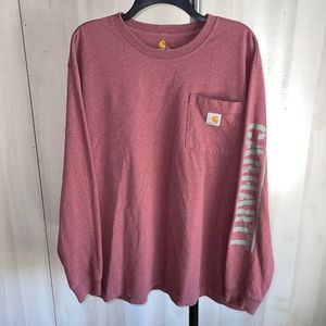 Mens carhartt LS shirt Size L